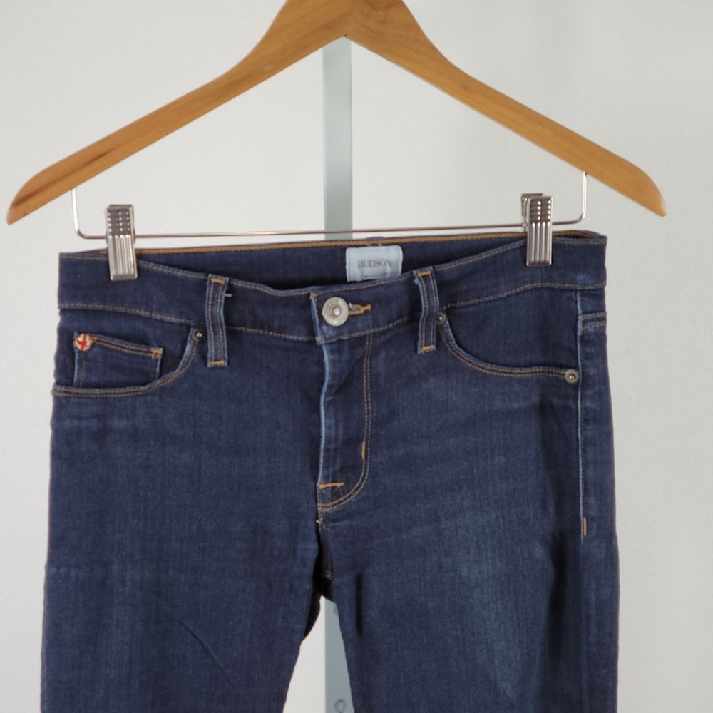 HUDSON Nico Super Skinny Fit Jeans blue Sz 26 - Picture 3 of 10